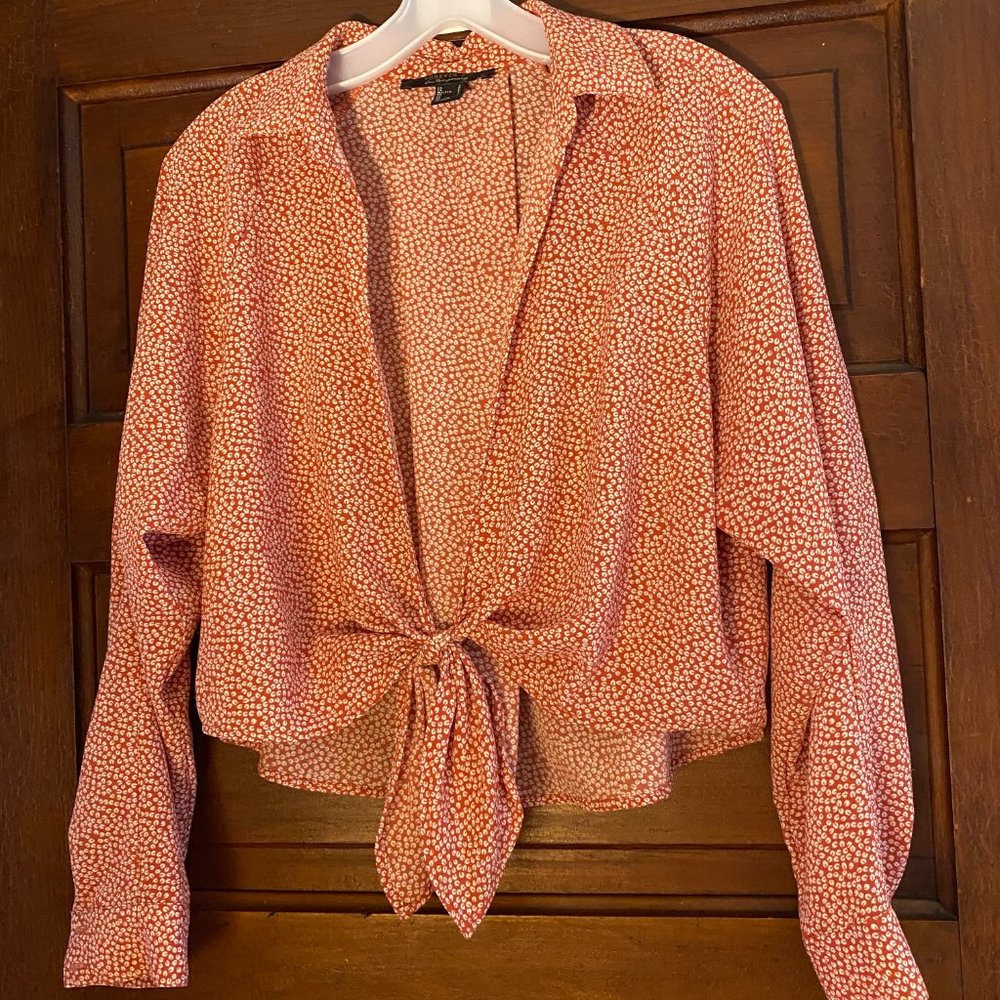 Red Pattern Shirt - Picture 2 of 2